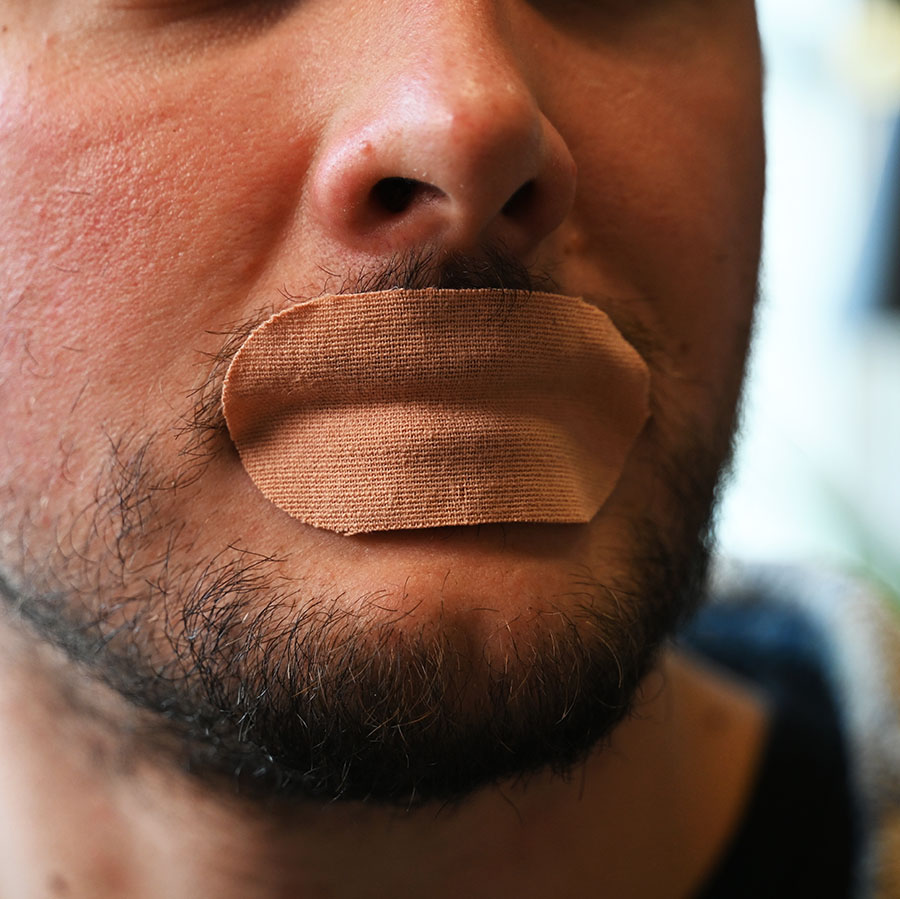 Anwendung von Lunesto Mouth Tape