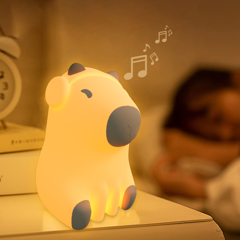 Kinderlampe Capybara im Zimmer
