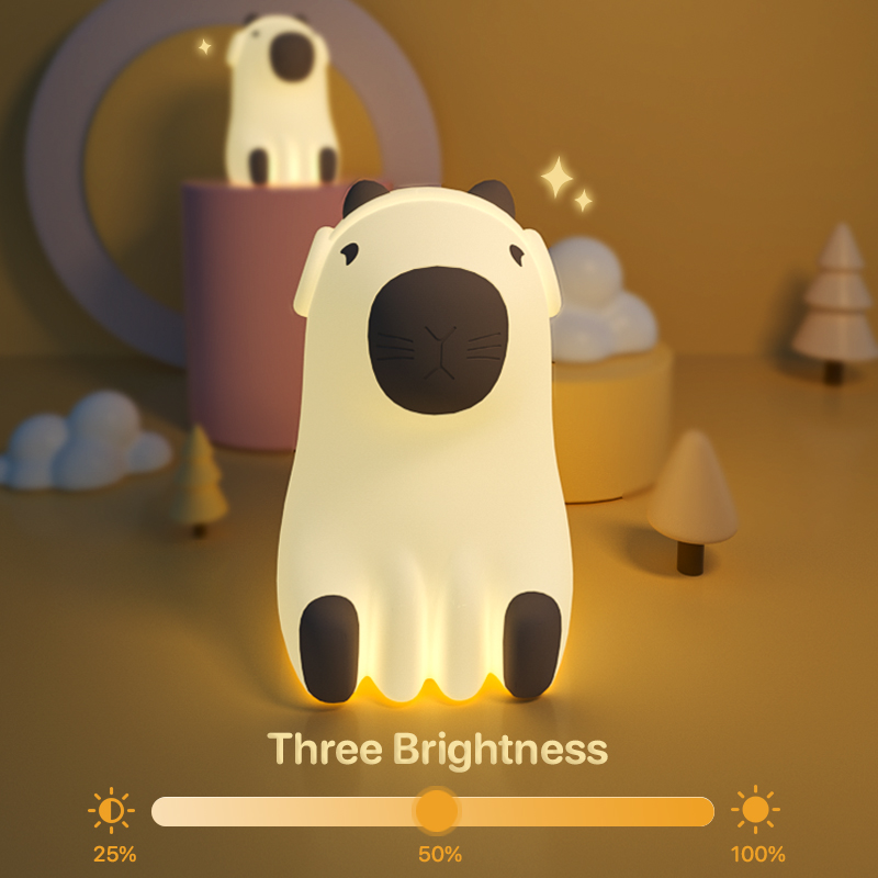 Capybara Lampe mit Touch-Bedienung