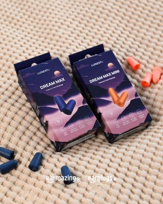 Wir präsentieren unser neuestes Duo an Schaumstoff-Ohrstöpseln zum Schlafen – Dream Max & Dream Max Mini 🌙💙 Beide Modelle...